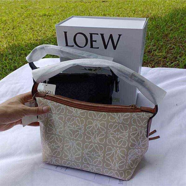 

designer handbag women loewss's bags 2022 embroidery lunch leather one shoulde