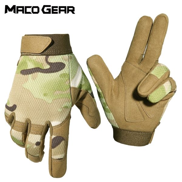 

sports gloves professional military airsoft full finger glove multicam black tactical gloves army work hiking shooting paintball hunting men