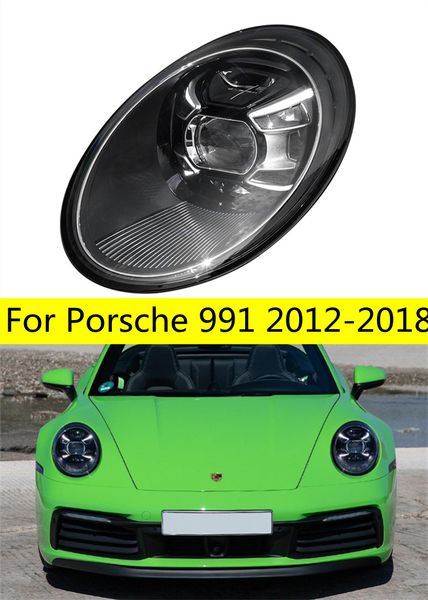 

car headlamp for porsche 911 led headlight 20 12-20 18 headlights 997 high beam drl turn signal driving lights