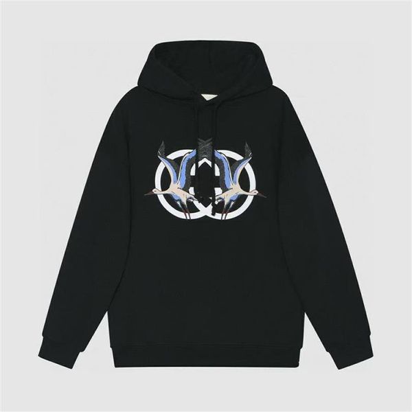 

mens hoodie designer womens fashion sweatshirts set head hip hop comfortable long sleeve with the embroidery size m-5xl 30, Black