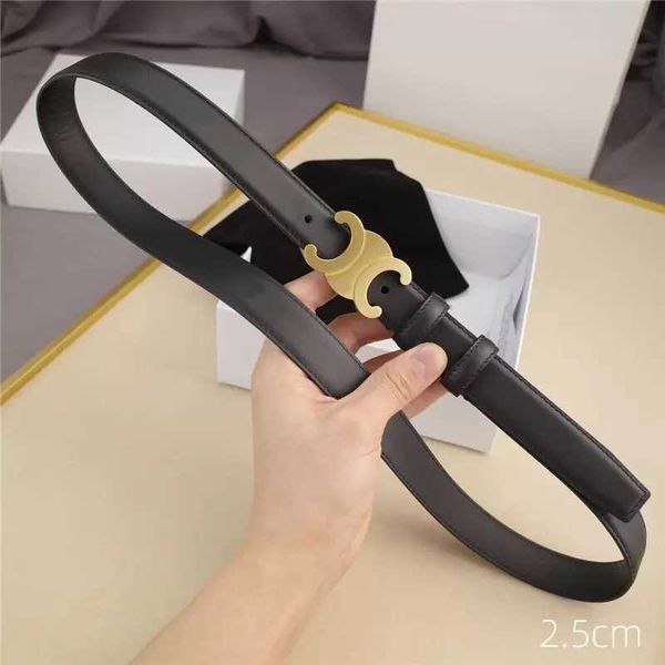 

fashion designer genuine leather belts for womens mens casual waistband womens gold smooth buckle cowskin belt ladies ceinture girdle3, Black;brown