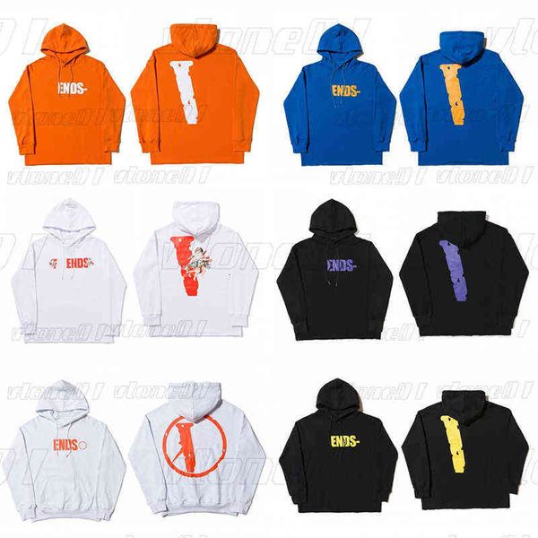 

mens designer hoodie fashion men women designer hoodies blue orange purple streetwear hooded sweatshirt for male size s-xl, Black