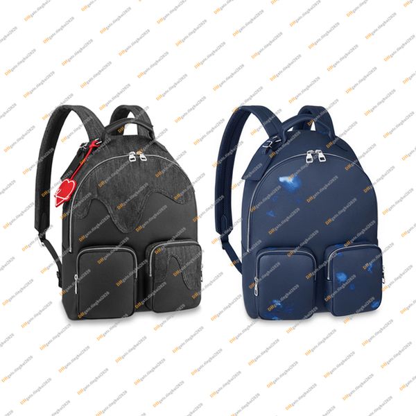 

designer bags luxury multipocket backpack schoolbag rucksack travel bag 5a m57841 m45973 pouch purse, Brown;gray