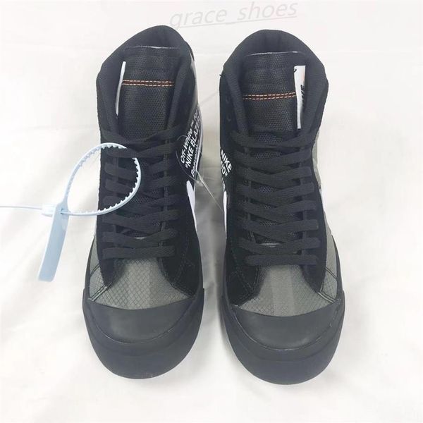 

mens off mid grim reaper sneakers running shoes all men hallows eve skateboard women white blazer reepers skate boots woman sports pp022916, Black;brown