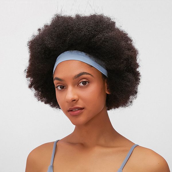 

lu yoga headscarf movement wide harness hair with wash face sweat-absorbent high elastic headband with original logo can be mixed