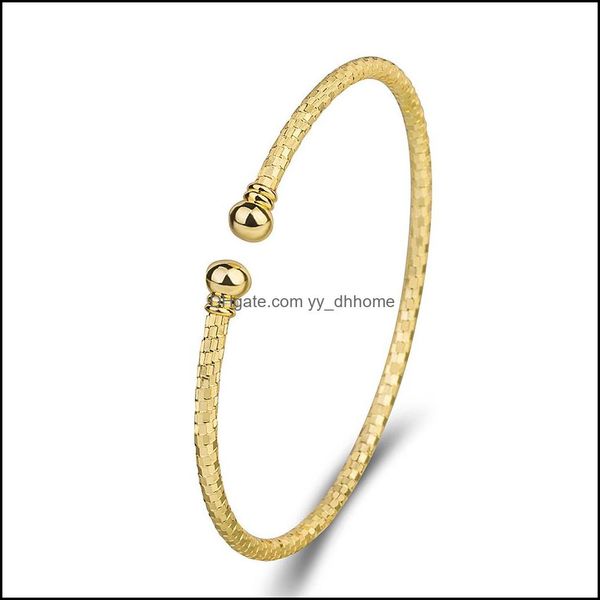 

bangle cuff bracelets bangles for women men couple love sand gold jewelry gift car flower line square bracelet bangle drop de yydhhome dhutb, Black