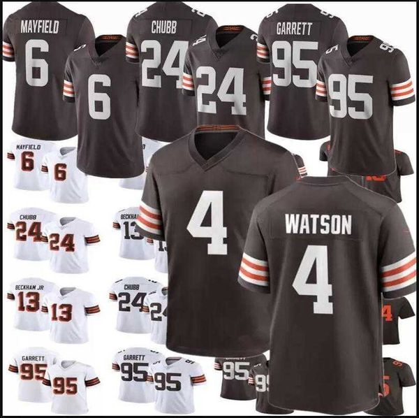

deshaun watson jersey mens custom cleveland''browns''24 nick chubb amari cooper myles garrett denzel ward myles garrett