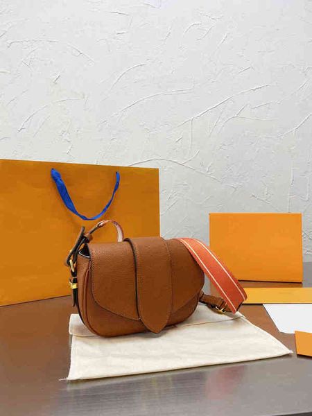 

evening bags shoulder bag designer handbag crossbody printed saddle wide strap shopping handbag leather messenger lady wallet 1029