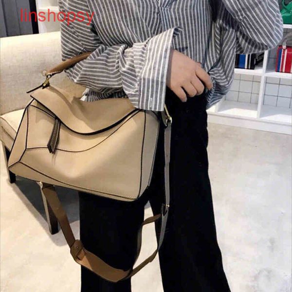 

designer handbag loews bag fashion 2022 bags same geometric mini stitched leat