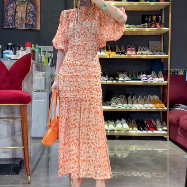 

casual dresses designer women's clothing nanyou early spring french elegant floral skirt holiday trip shooting hip wrapped fishtail lon, Black;gray