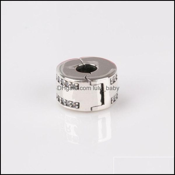 

charms new classic 925 sterling sier jewelry accessories clips logo original box for pandora bracelet diy cz diamond crystal lulubaby dhrqf, Bronze;silver