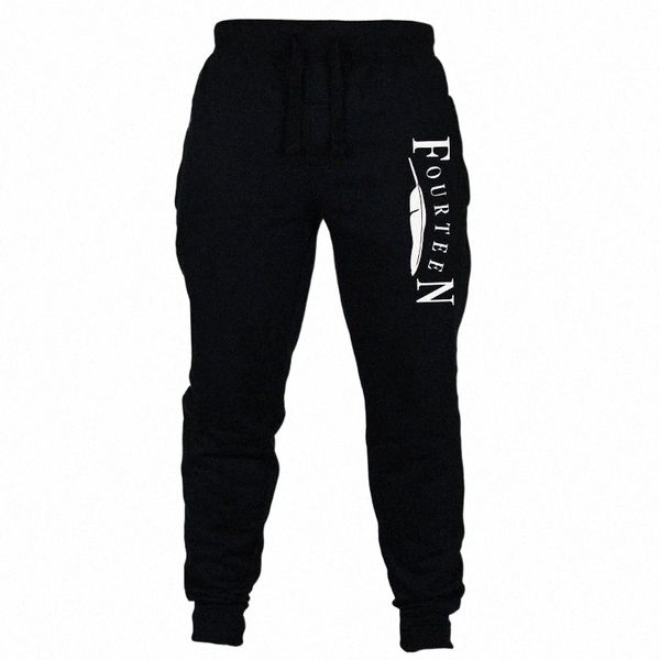 

men's pants men's pants bikinis secret sports sweatpants pure color fourteen printed comfortable pant trending fashion fall winter, Black