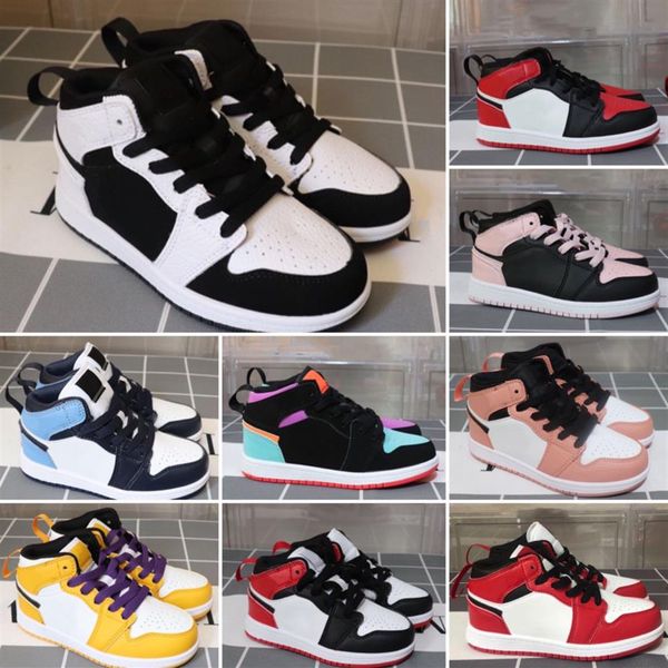 

2021 kids low basketball girls boys shoes baby black orange red terracotta youth cute gift sneakers212b
