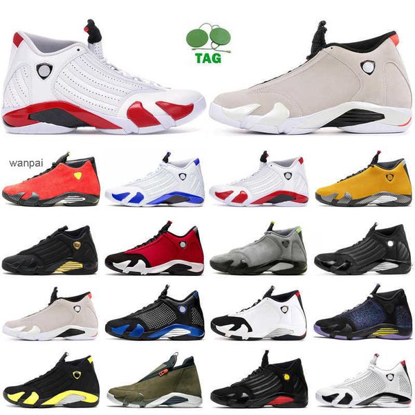 

r 14s jumpman basketball shoes mens trainers 14 university gold gym red bred toe candy cane thunder utility black outdoor sport