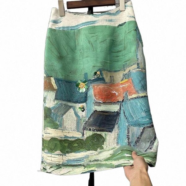

skirts skirts limiguyue vintage french pencil print women high waist a-line skirt aesthetic elegant short jupe one piece faldas k2412 u4v8#, Black