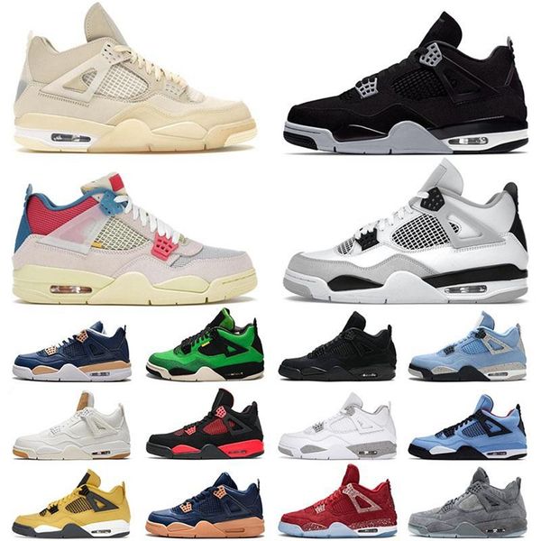 

shoe jumpman 4 4s designer iv mens womens basketball shoes retro military black cat canvas denim toro cactus jack manila sneakers trainers