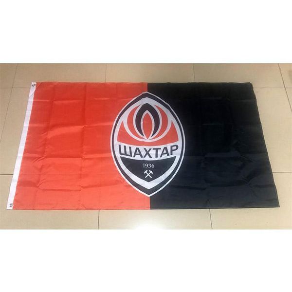 

ukraine fc shakhtar donetsk flag 3x5ft 150x90cm printing 100d polyester outdoor decoration flag with brass grommets 238x