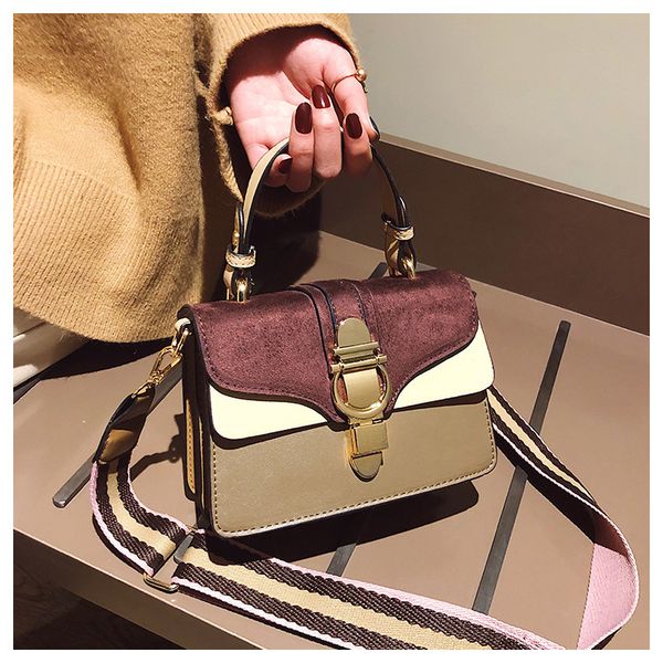 

luxury desiginer bags fashion square handbag mini portable handbags simple messenger bag woman functional pack pu crossbody shoulder bagss w