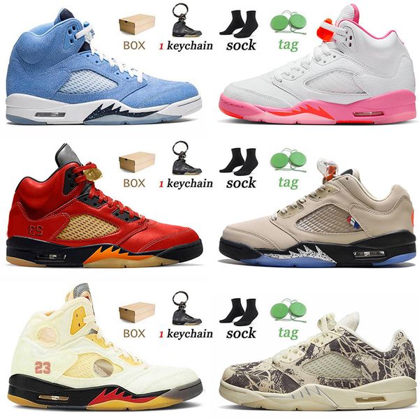 

jumpman 5 5s mens basketball shoes concord mars for her unc university blue raging bull bluebird aqua green bean easter sail men trainers sp