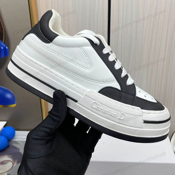 

classic 2022/23 womens skate shoes printed letter thread quilted white with jeans dress breathable sneakers outdoor platform casual trainer