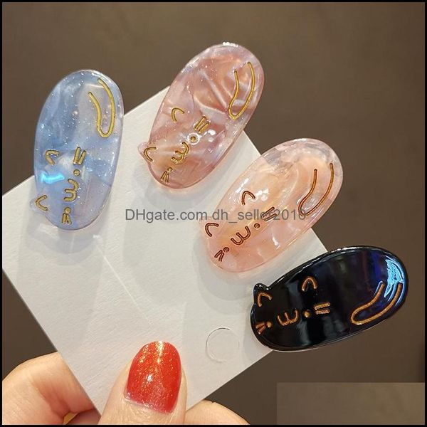 

hair clips barrettes acetate cute cartoon cat animal hairgrip women girls hair clips pin claw hairpin accessories barr dhseller2010 dhtdu, Golden;silver