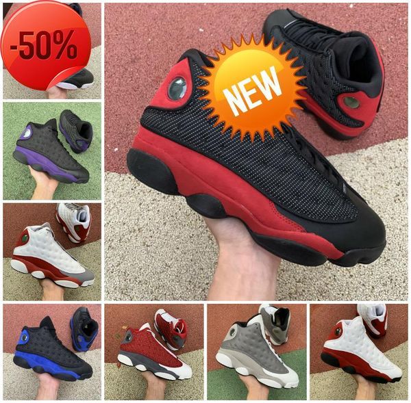 

boots jumpman 13 13s basketball shoes houndstooth court purple obsidian reverse bred starfish lucky green hyper royal gym red flint grey bla, Black