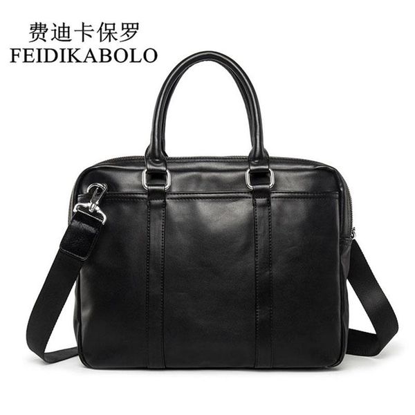 

feidikabolo famous brand business men briefcase bags man shoulder bag leather lapsimple men's handbag bolsa maleta264n
