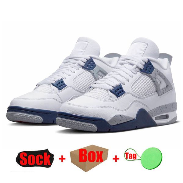 

4 4s iv basketball shoe jumpman men j4 midnight navy pn dust bred offs blue thunder white black cat messy room violet ore sneaker