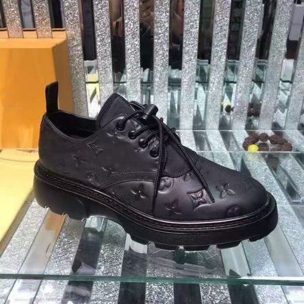 

mens bold lace-up shoes lacquered bovine leather gentlemen derby brown pinted wedding men black casual voltaire party shoe 05