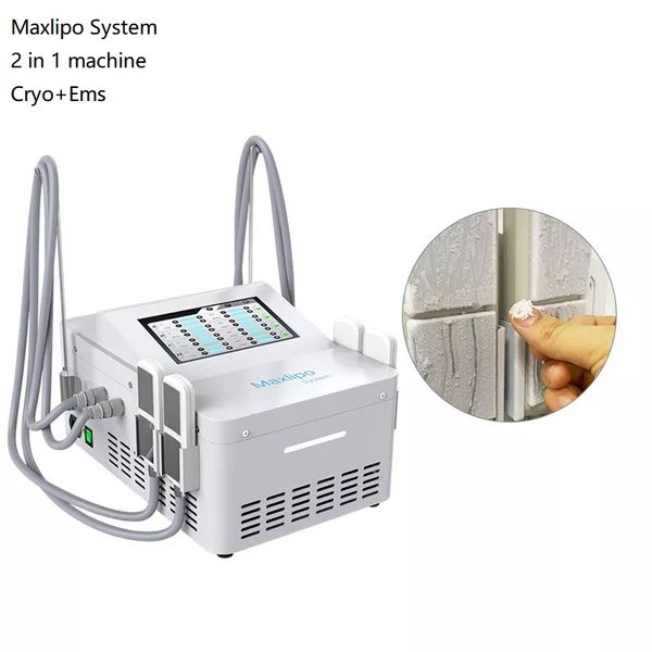 

cellulite fast ing slimming machine 4 handles cooling fat removal cryo body slim ems cryo therapy electric muscle stimulation equipment non-