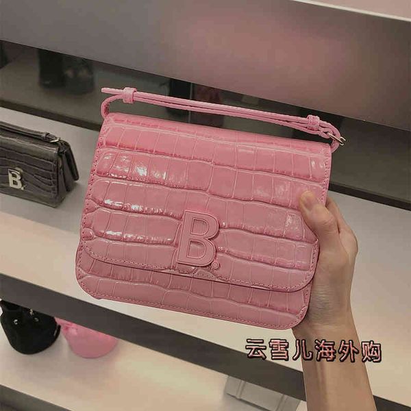

bag 2022 designer bag crocodile hourglass bag leather handbag fashion small square bags one shoulder makeup women's handbag portable du