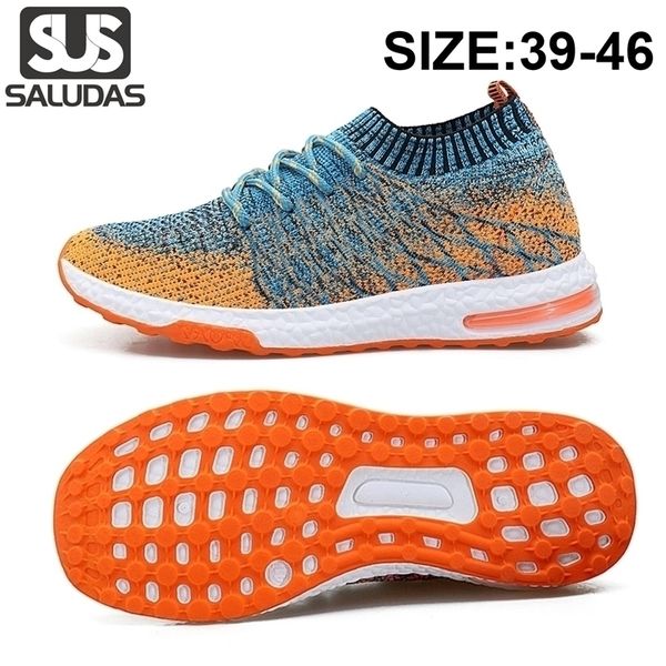 

dress shoes mijia mens sneakers casual breathable knitting male running laceup comfortable walking 220829, Black