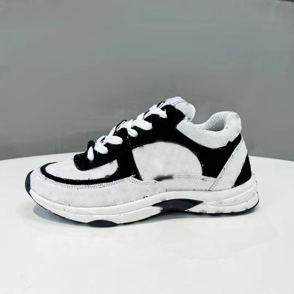 

sneakers designer casual shoes platform shoe women sneaker trainers vintage suede fashion increasing leather mesh, Black