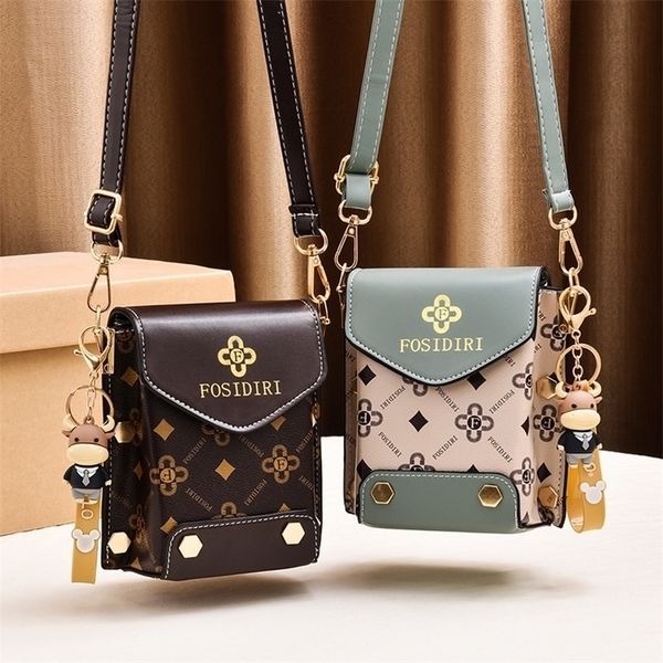 

waist bags fashion women pattern shoulder hardware chain strap color block messenger handbag composite crossbody 220831