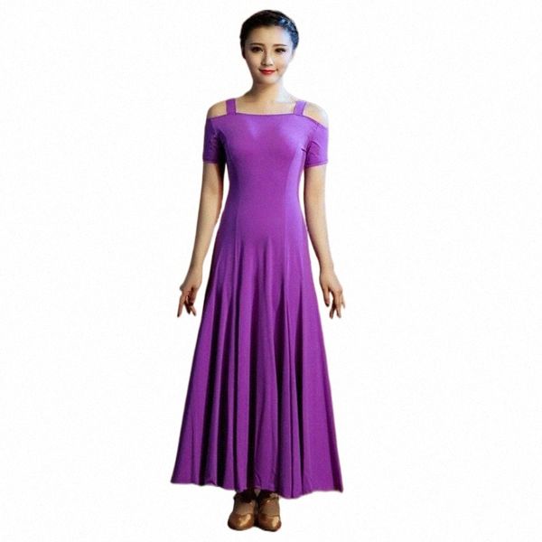 

stage wear modern dance skirt dress large swing national standard clothes social stage wear y07a#, Black;red