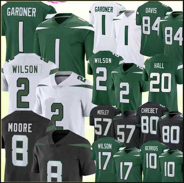 

zach wilson jersey custom new york''jets''mens cj mosley corey davis elijah moore jermaine johnson ii ahmad gardner garr