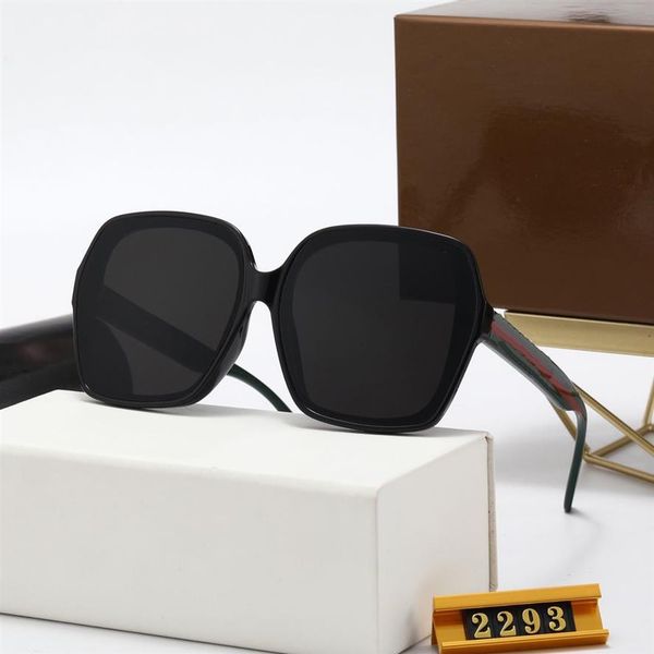 

2022 fashion classic design luxury sunglasses for men women pilot sun glasses uv400 eyewear metal frame polaroid lens 2293 with bo299y, White;black