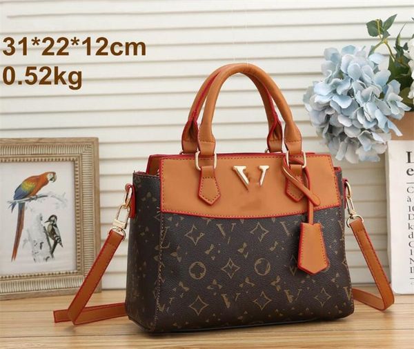 

women handbag totes shoulder crossbody bag designer messenger bag leather flip cover hasp shopping pocket duffel satchel axillary package wa
