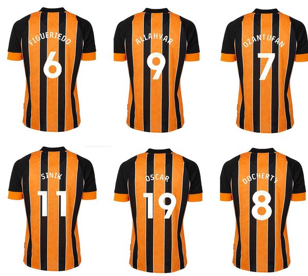 

22 23 soccer jerseys customized home thai quality yakuda football wear 4 greaves 7 ozan.tufan 9 allahyar 11 sinik 19 oscar 24 seri football, Black;yellow