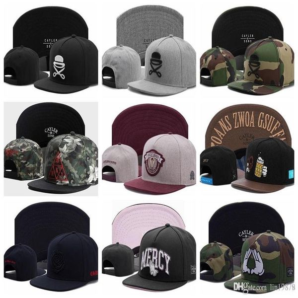 

2019 arrivel cayler & sons camo baseball caps gorras bones hip hop cap flat-brimmed hat snapback cap hats for men and women275p, Blue;gray