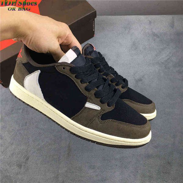

running shoes athletic shoes 2021 authentic jumpman 1s low basketball shoes travis scotts x brown cactus jack og ts sp 1 men sports outdoor