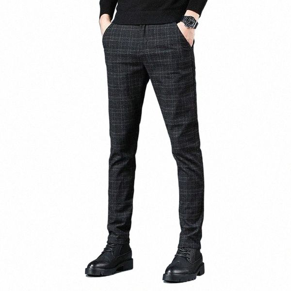 

men's suits & blazers men's suits & blazers spring casual pants loose straight korean version of the trend wild plaid trousers sli, White;black