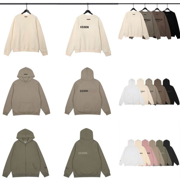 

fog hoodie mens sweatshirt designer sweater essen 3d printed hooded sweaters men hoodies women hoody loose oversize pullover coat t88, Black