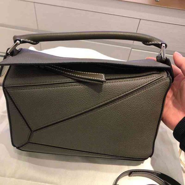 

bag loews leather bags splicing geometric messenger woman handbag designer fas dd6x