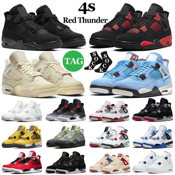

men basketball shoes women 4s red thunder 4 black cat sail white oreo cactus jack university blue royalty infrared mens trainers outdoor