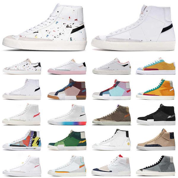 

walking blazer mid 77 vintage designer shoes high low men women casual sneakers have a good game mosaic raygun cool grey fashion sports mens