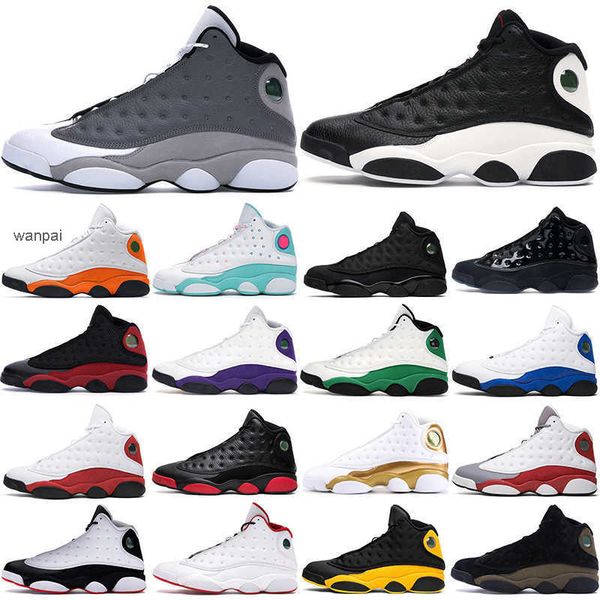 

dropshipping red flint jumpman 13s basketball shoes for men women 13 hyper royal court purple #24 aurora green olive black cat mens trainers