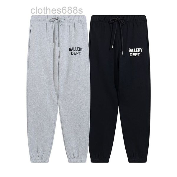 

men's pants galleryysr designer sweaterpant depts jeans shorts 2022 new autumn and winter plush pants for men and women 78r1 78r1, Black