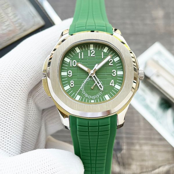 

Boutique men's watch green dial 42mm sapphire crystal glass montre de luxe automatic mechanical movement