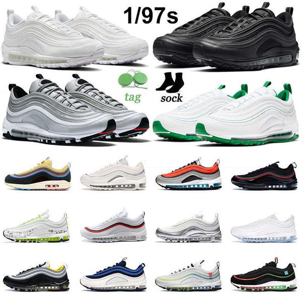 

2022 sean wotherspoon men running shoes triple black white silver bullet bred bright citron violet halloween steelers mens women trainer